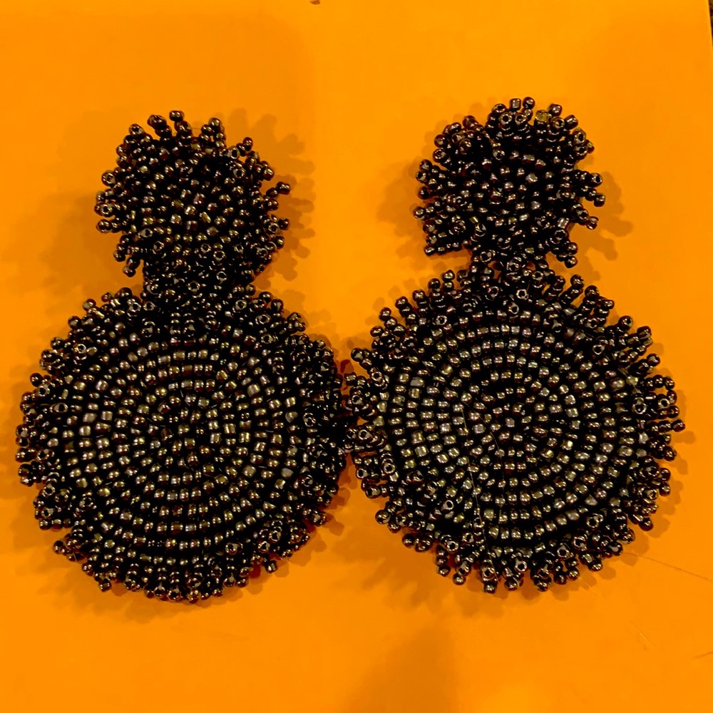Bauble Bar Dark Silver Earrings
